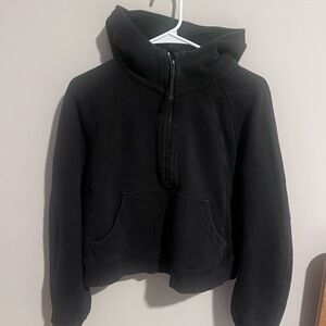LULULEMON scuba Black Hoodie with Front Pocket
